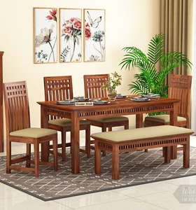 Adolph 6 Seater Dining Set With Bench