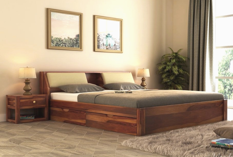 Bedside Tables @Upto 70% OFF: Buy Wooden Bed side Table Online at Best  Price - Woodenstreet