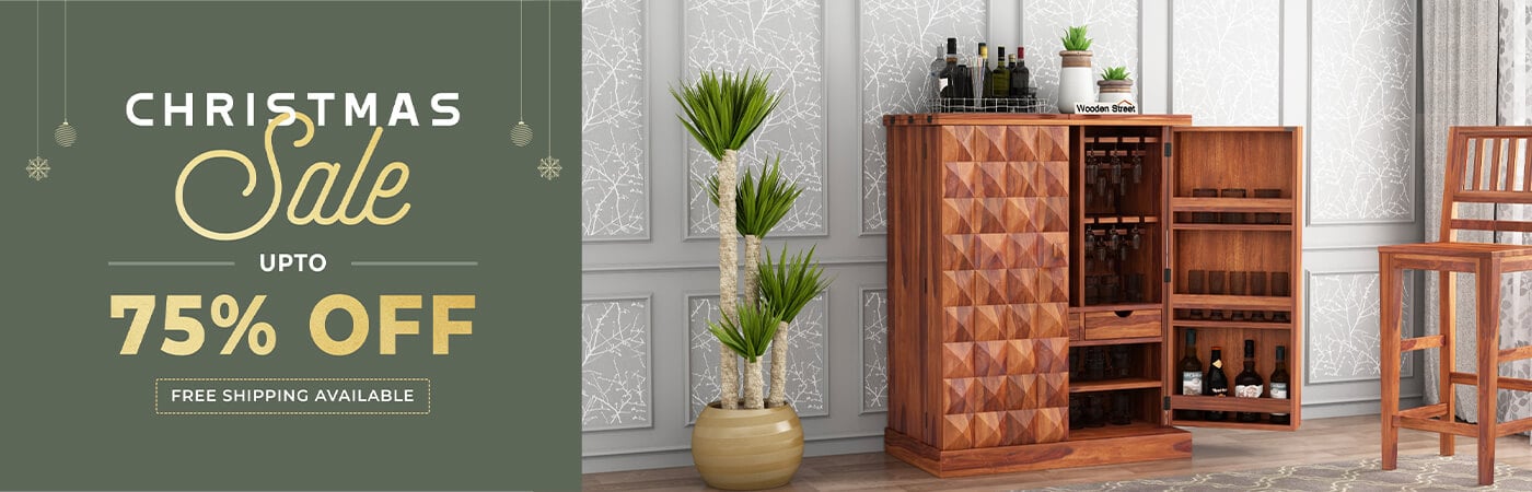 Woodenstreet online furniture Bar Cabinet